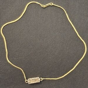 HOBE Midcentury Vintage Gold Tone Collectible Necklace 1930s To 1960s